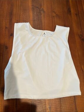 Velocity White Tank Top